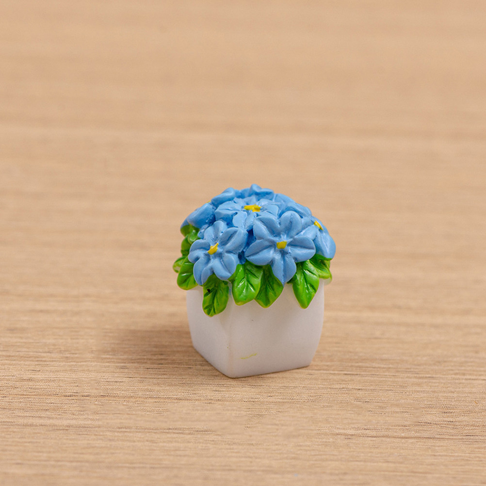 Bonsai Garden House - 6 stuks realistische miniatuur potplanten kunstmatige