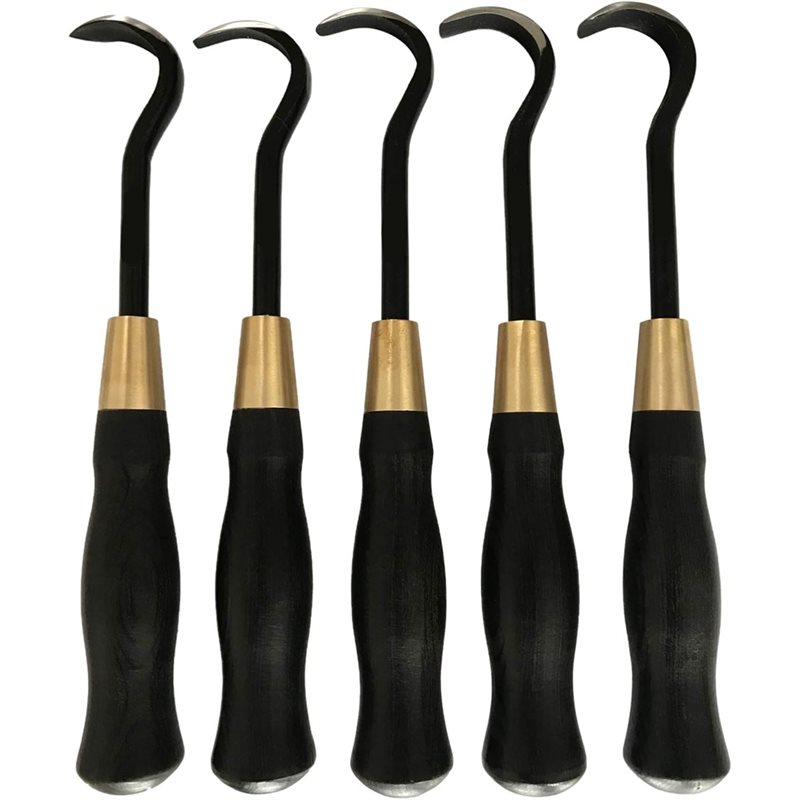 Bonsai Tool Set - A74E-Bonsai-schraperset, 5-delige gereedschapset inclusief messen, meerdere