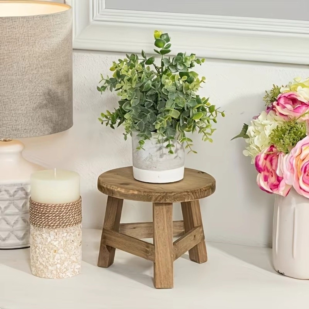 Mini Houten Kruk Bloem Display - Bonsai Garden Display Stands recensie en prijs