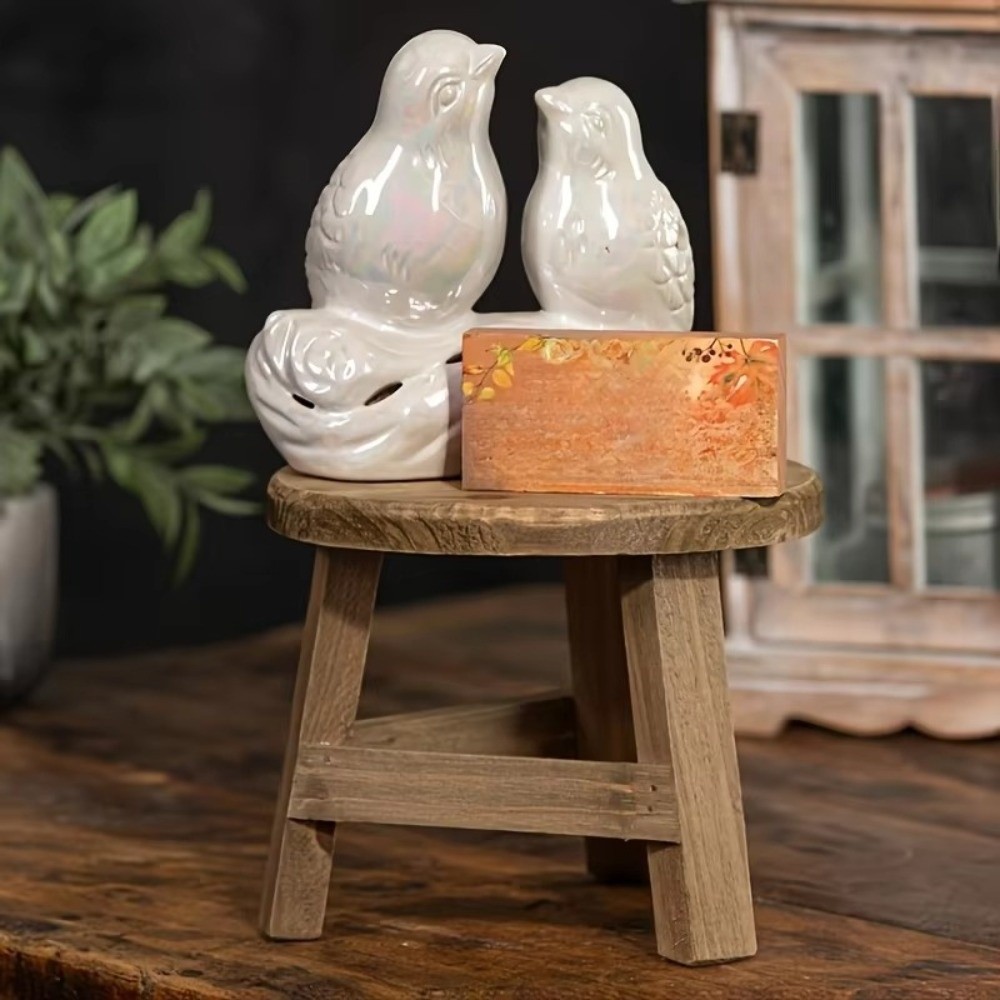 Mini Houten Kruk Bloem Display - Bonsai Garden Display Stands recensie en prijs