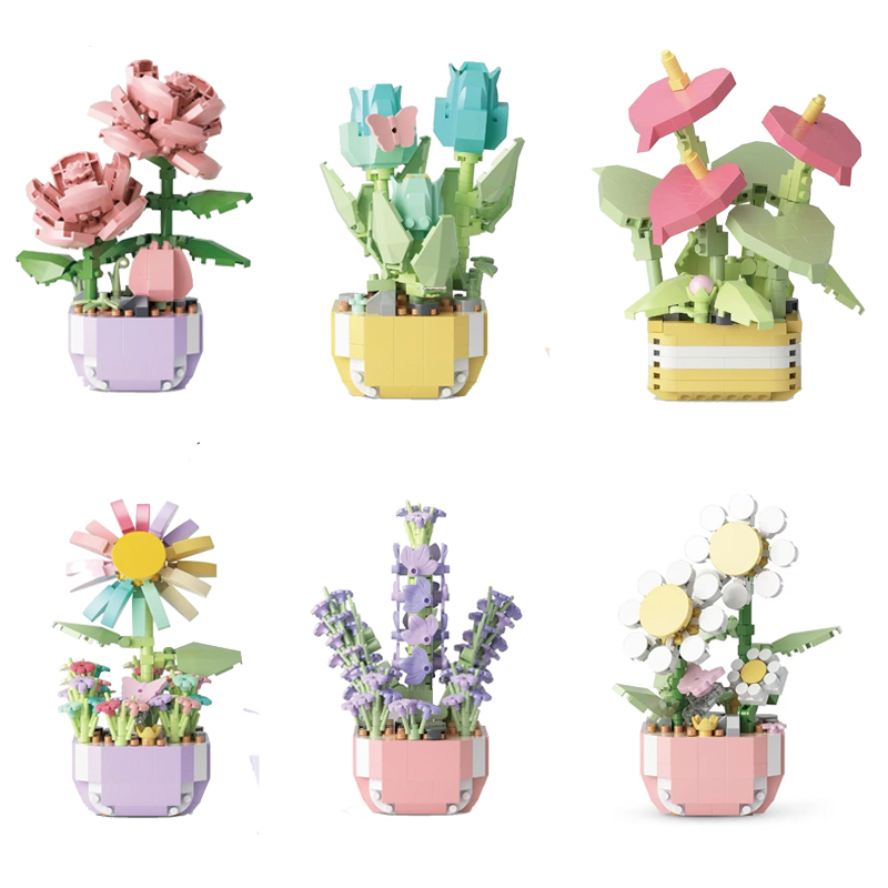 Mini Ingemaakte Bloemen Bouwst - Bonsai Garden Lego recensie en prijs