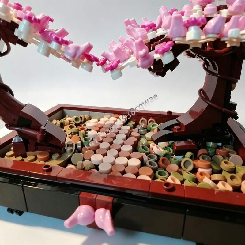 673PCS Bonsai Park Kersenbloes - Bonsai Garden Lego recensie en prijs