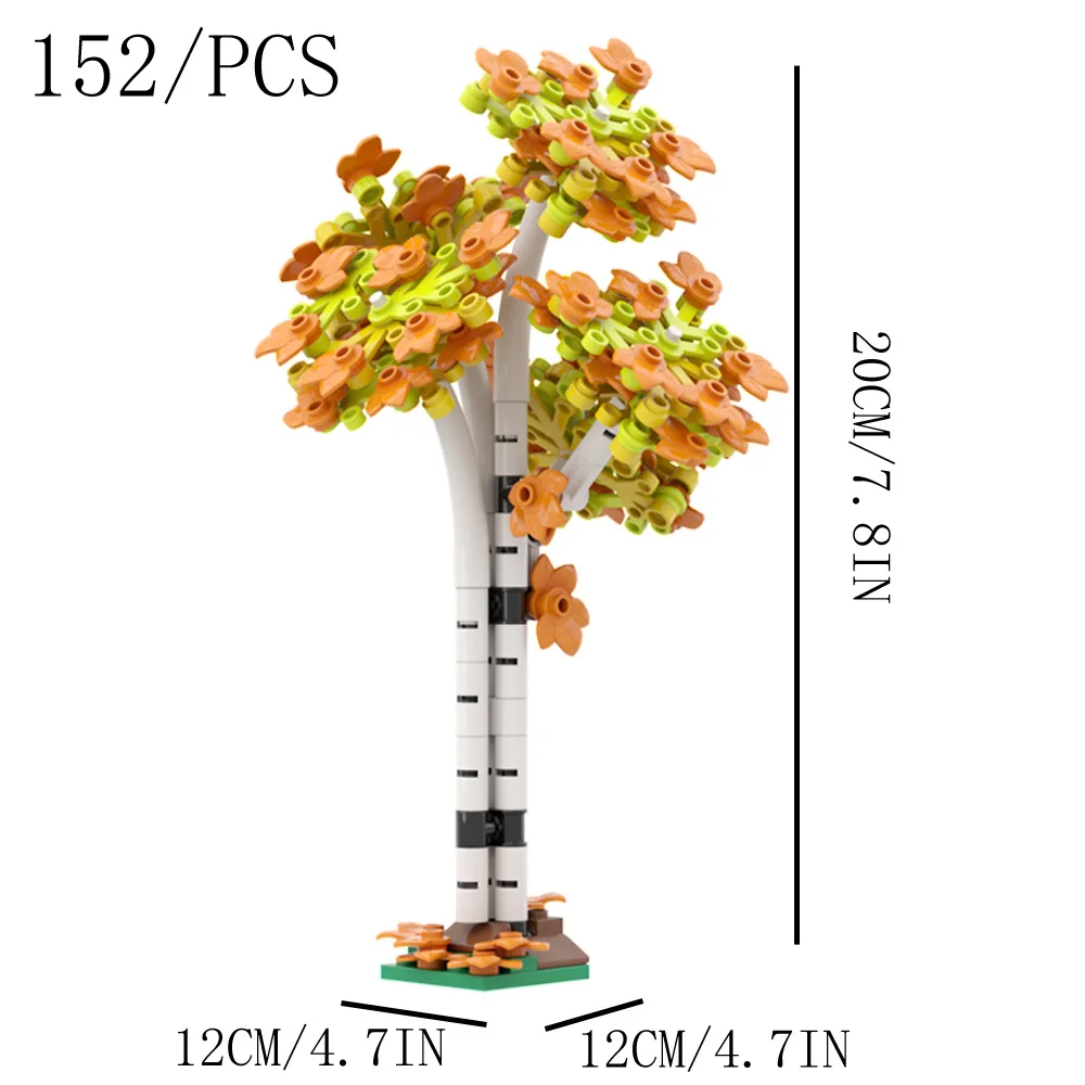 152PCS MOC Bouwstenen Tuin Boe - Bonsai Garden Lego recensie en prijs