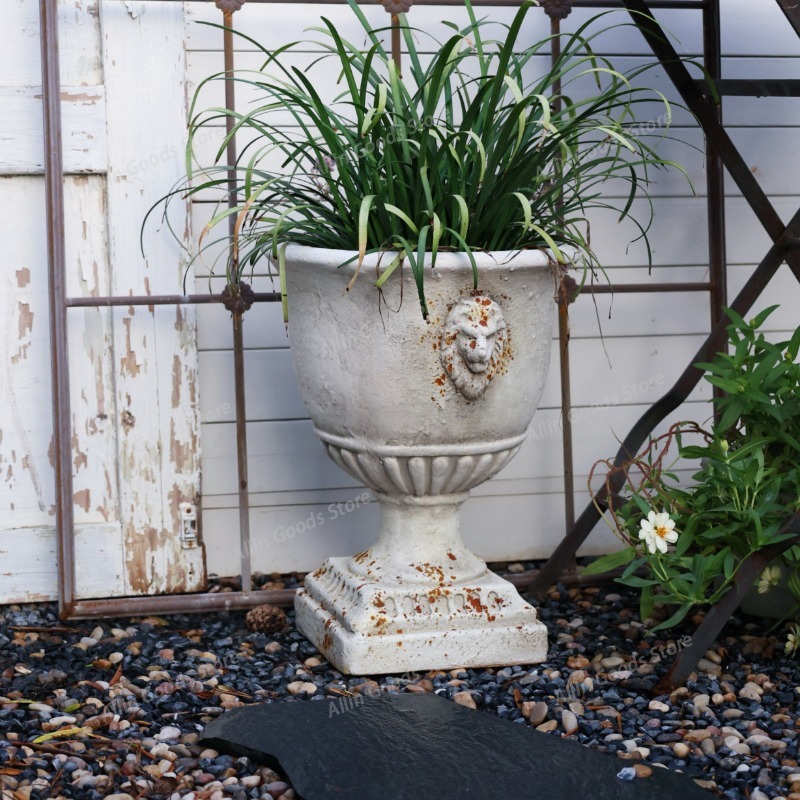 Vintage antieke afwerking leeu - Bonsai Garden Display recensie en prijs