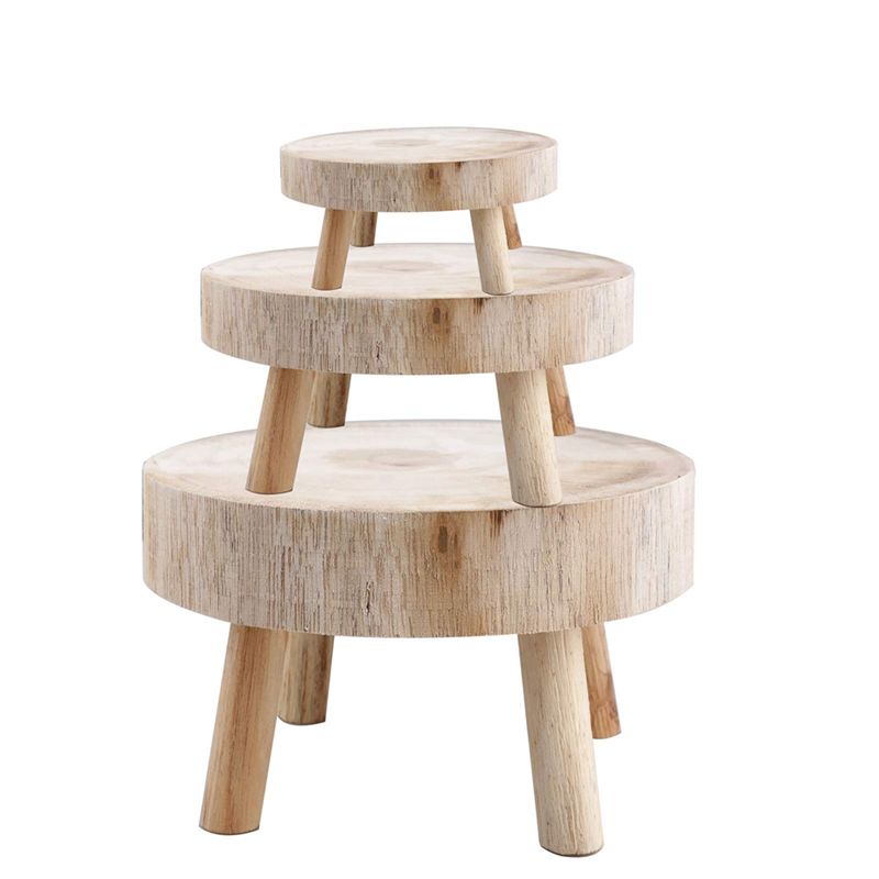 A53Q-Mini Houten Kruk Display  - Bonsai Garden Display Stands recensie en prijs
