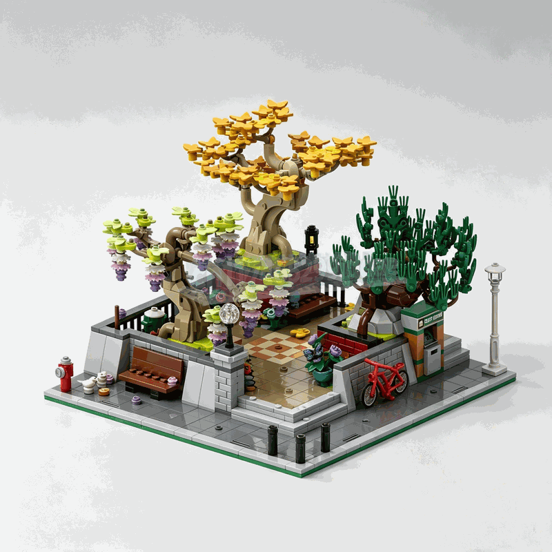 1309-delige Hoekpark Bonsai Bo - Bonsai Garden Lego recensie en prijs