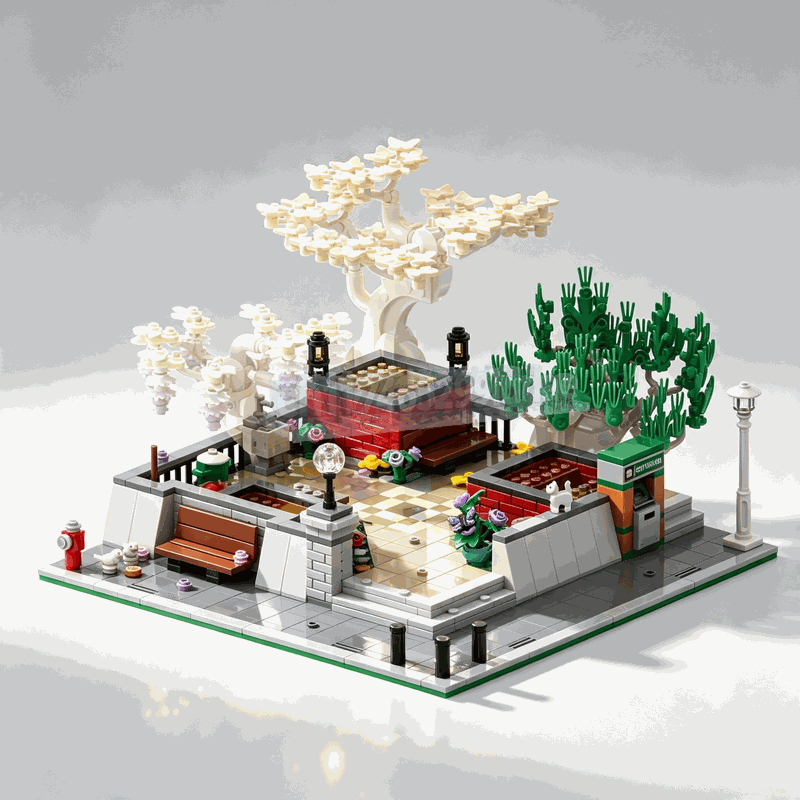 1309-delige Hoekpark Bonsai Bo - Bonsai Garden Lego recensie en prijs