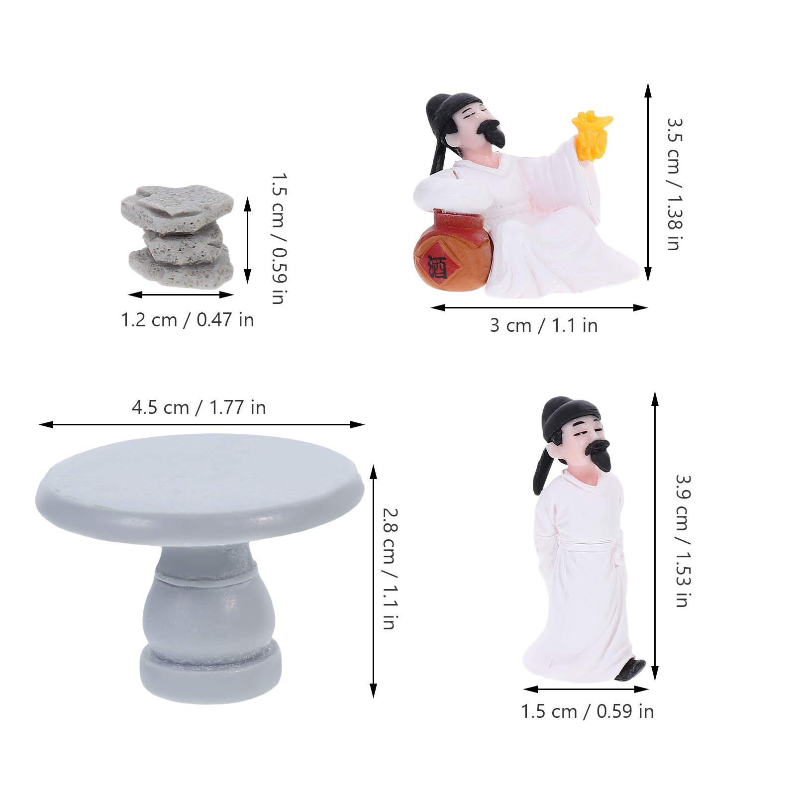 4-delige tafel- en stoelenset  - Bonsai Zen Garden Set recensie en prijs