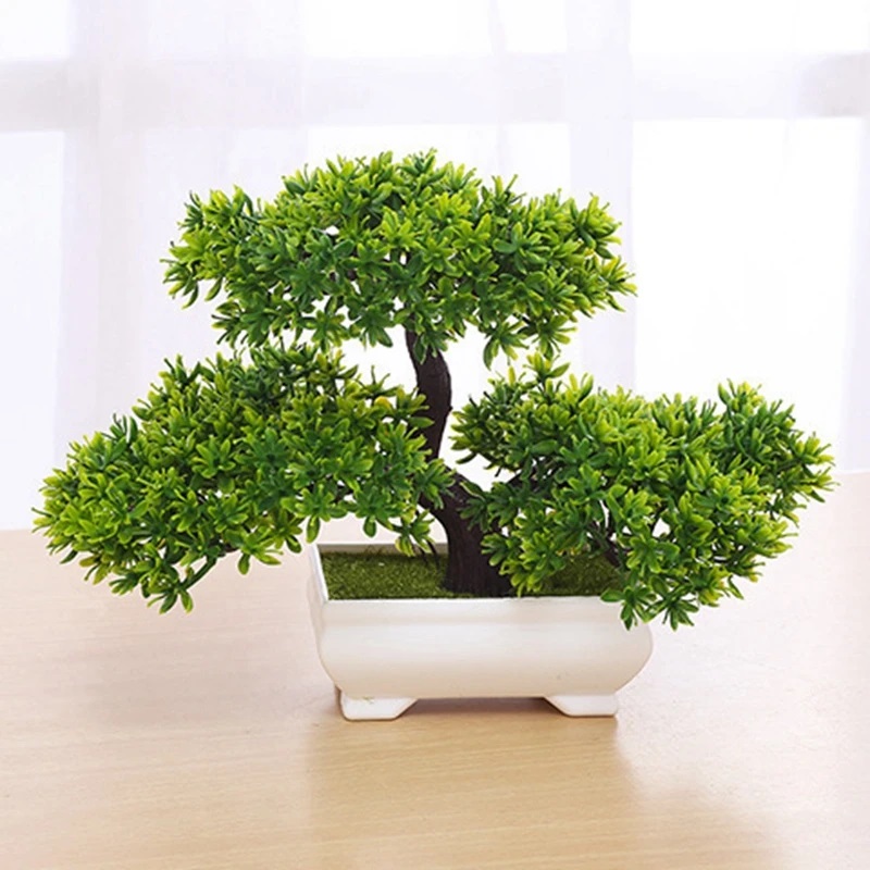 1 stks groene kunstplanten bon - Bonsai Garden For Home recensie en prijs