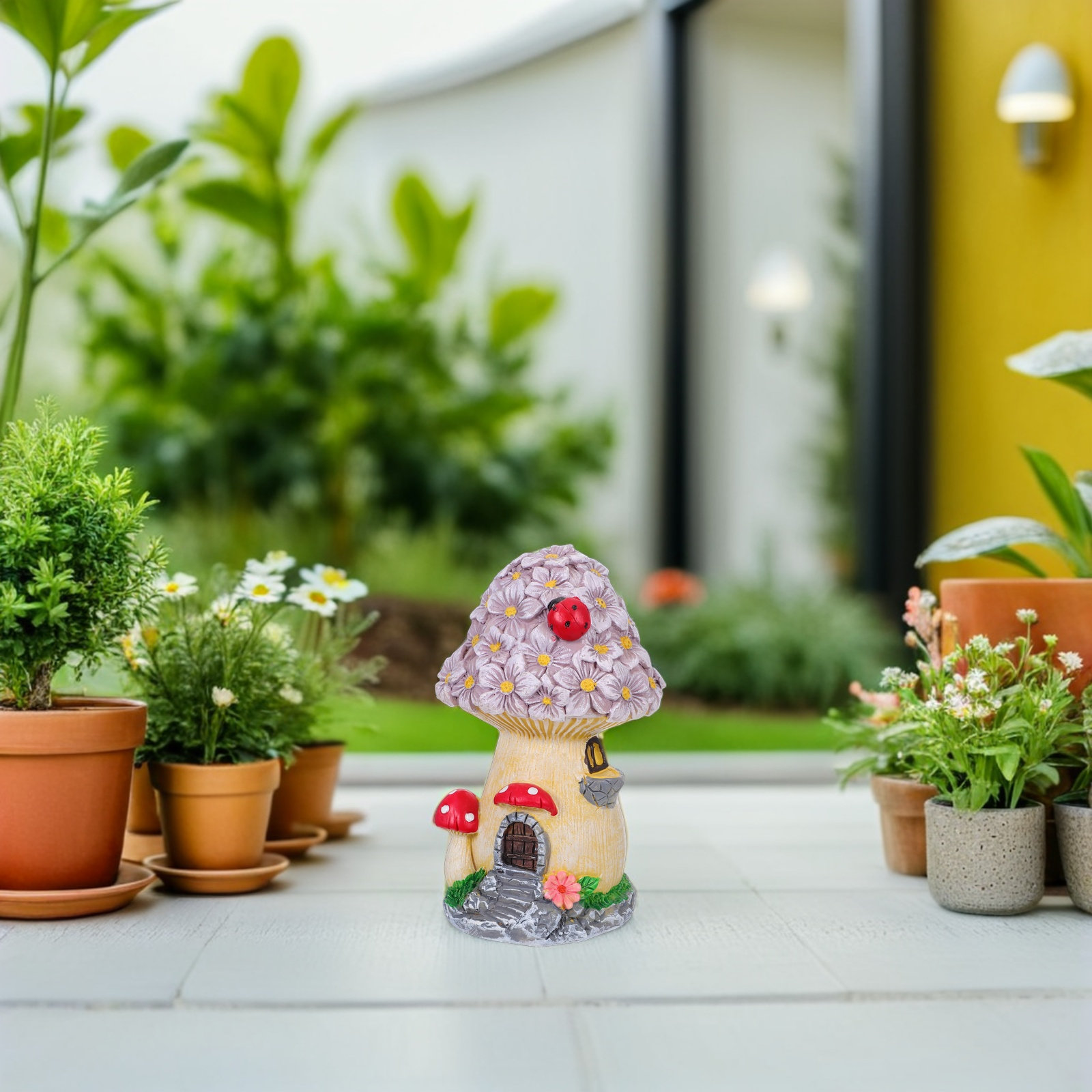 Weerbestendig hars-paddenstoel - Bonsai Garden House recensie en prijs