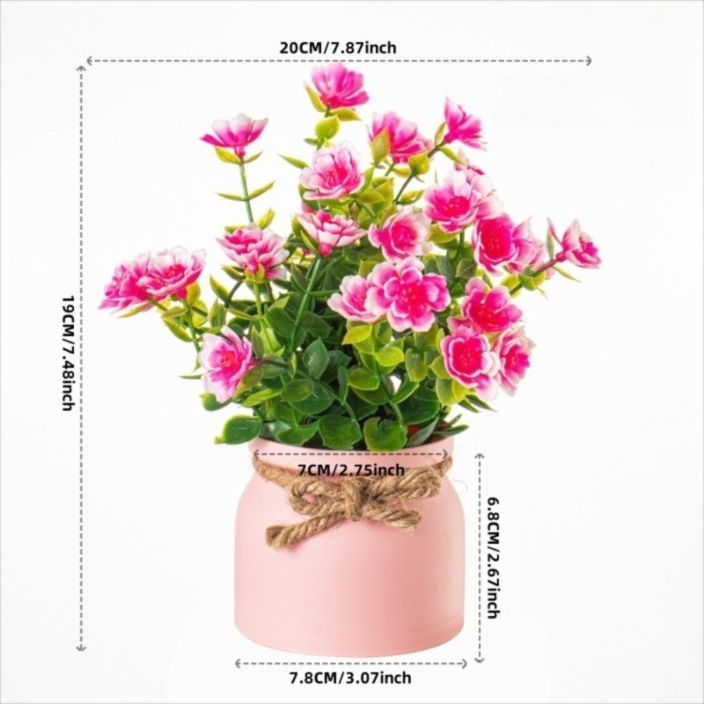 Nieuwe nep ingemaakte bloemen  - Bonsai Garden For Home recensie en prijs
