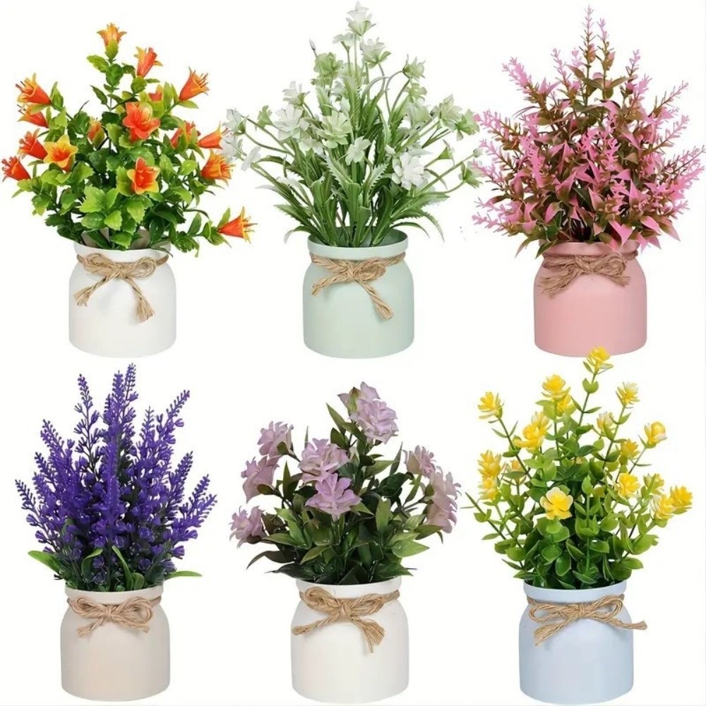 Nieuwe nep ingemaakte bloemen  - Bonsai Garden For Home recensie en prijs