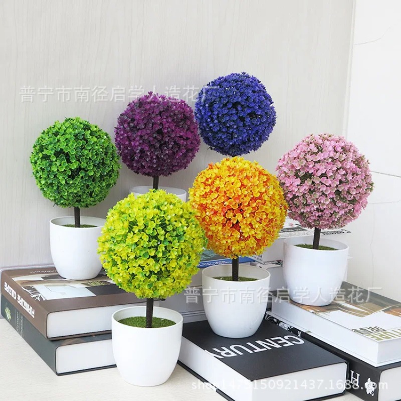 Kunstmatige kleine boom in pot - Bonsai Garden For Home recensie en prijs
