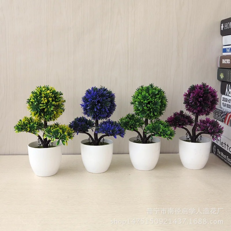 Kunstmatige kleine boom in pot - Bonsai Garden For Home recensie en prijs