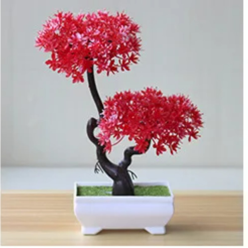 Kunstmatige kleine boom in pot - Bonsai Garden For Home recensie en prijs