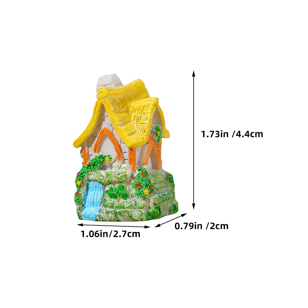 6 stuks hars mini-huisdecorati - Bonsai Garden House recensie en prijs