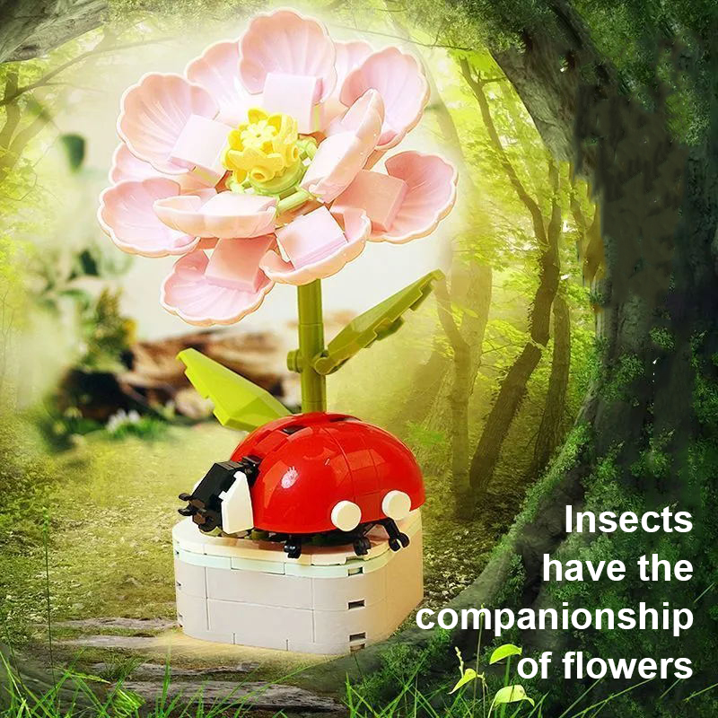 DIY Mini Vlinder Insect Potpla - Bonsai Garden Lego recensie en prijs